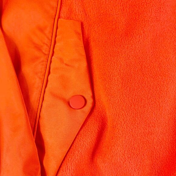 Athleta Jacket Lightweight Zion Microfleece Unlined Orange Size XS Oversized - Picture 8 of 12